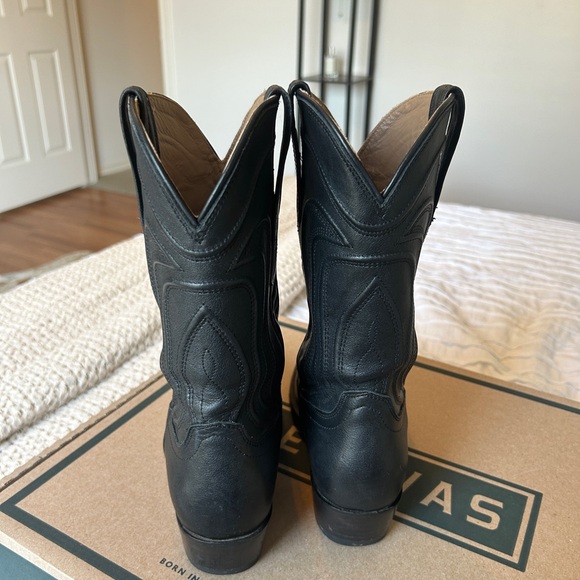The Jamie Tecovas Black Cowgirl / Cowboy Boot - Picture 7 of 11